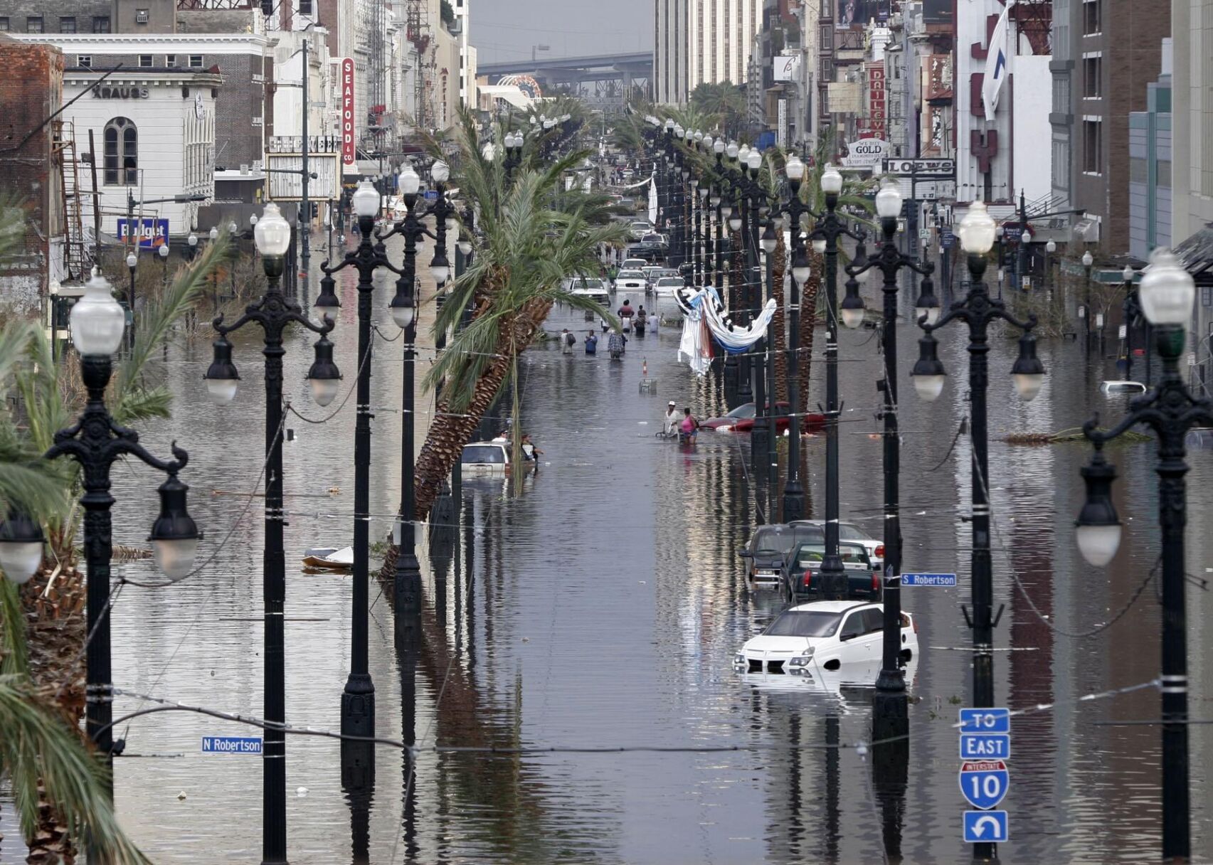 2005: Hurricane Katrina devastates New Orleans